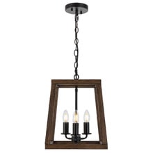 Urban 3 Light Iron Pendant